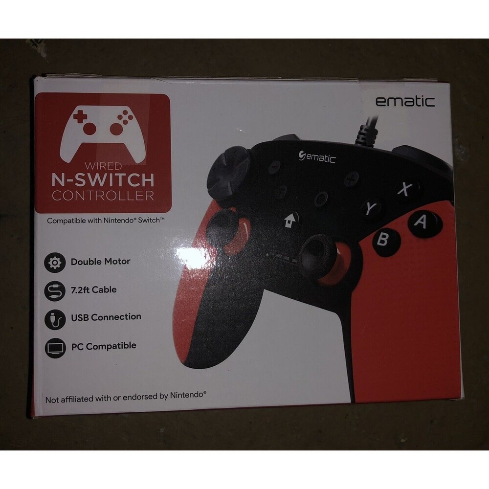 Nintendo Switch Wired Controller 7.2 ft Cable USB Connect New